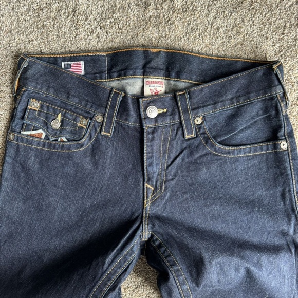 True Religion Men's Dark Blue Jeans - Picture 4 of 9
